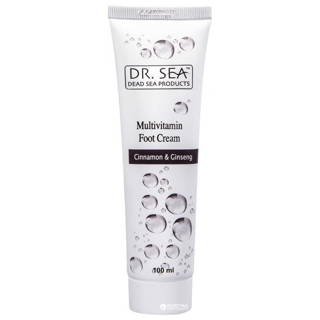DR. SEA CINNAMON & GENSENG მულტივიტამინი ფეხის კრემი 100მლ